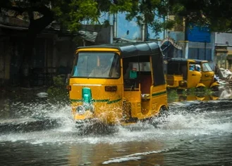 Weakened by waterlogging, road surfaces become treacherous deathtraps, leading to numerous accidents