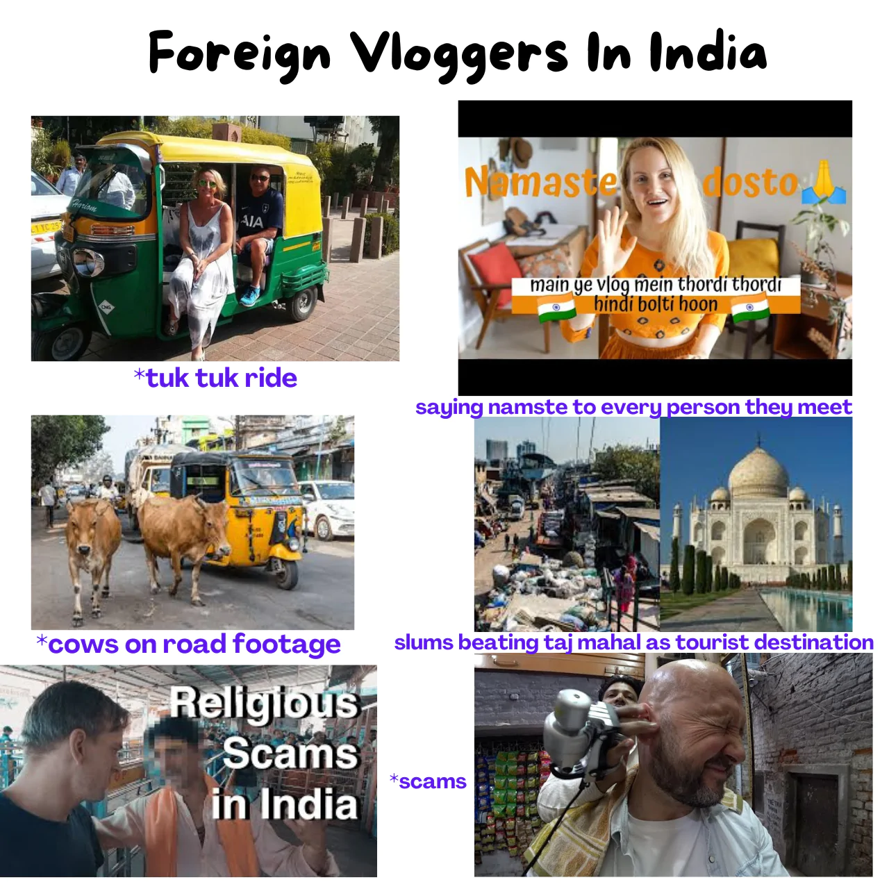 Foreign Vloggers in India 