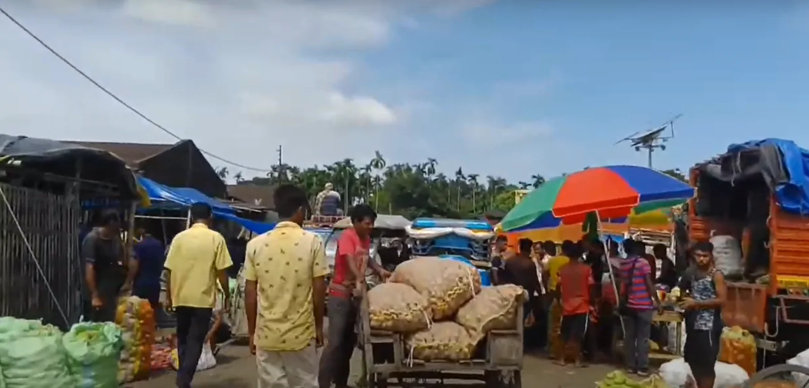 Dhupguri vegetable market